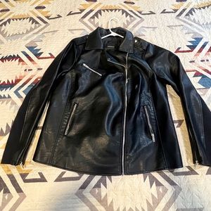 Women’s pleather jacket - lane Bryant size 14/16